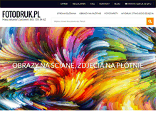 Tablet Screenshot of fotodruk.pl